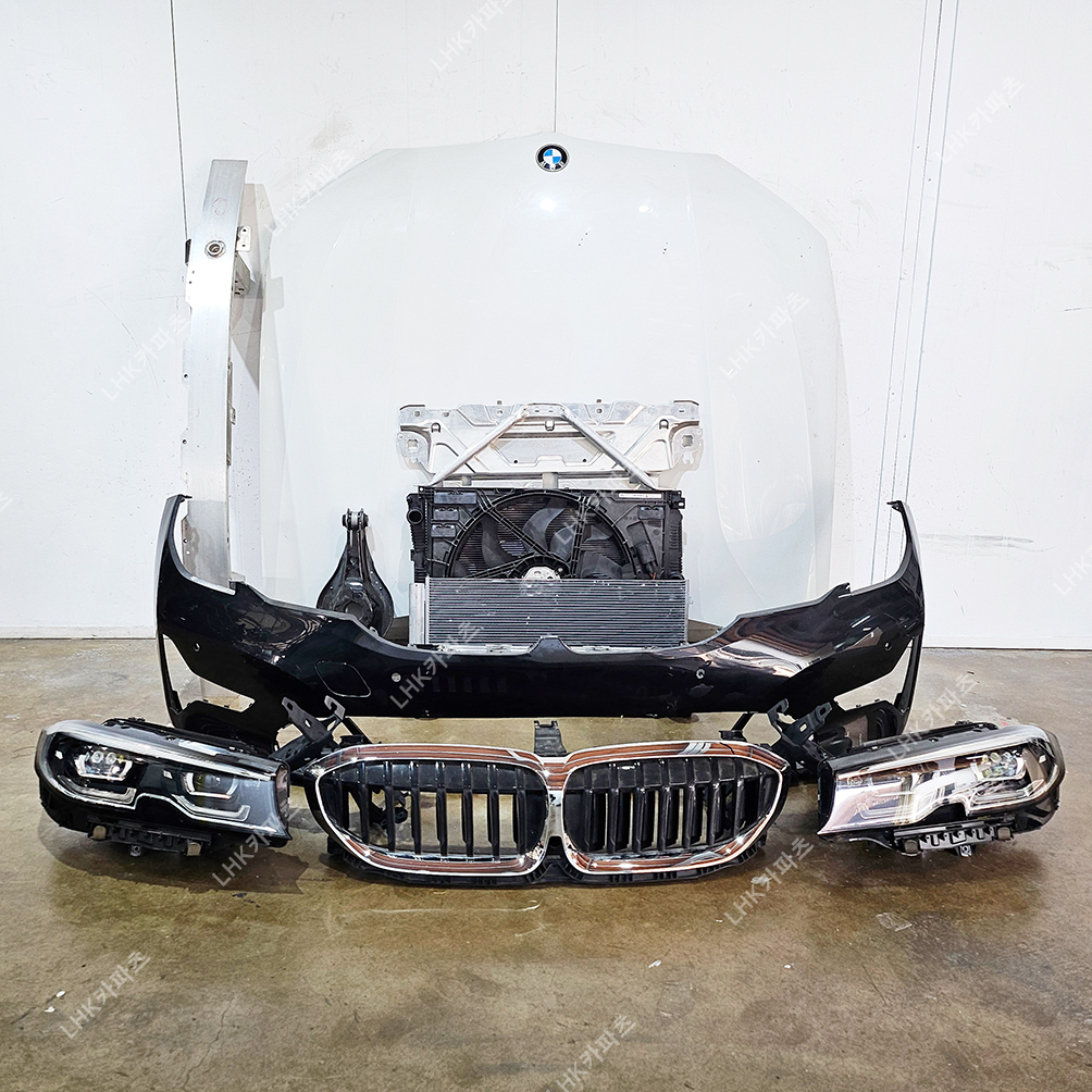 BMW 3시리즈 G20 전기 라이트 범퍼 그릴 레일 판넬 라지셋 본넷 수입차중고부품 20-22
