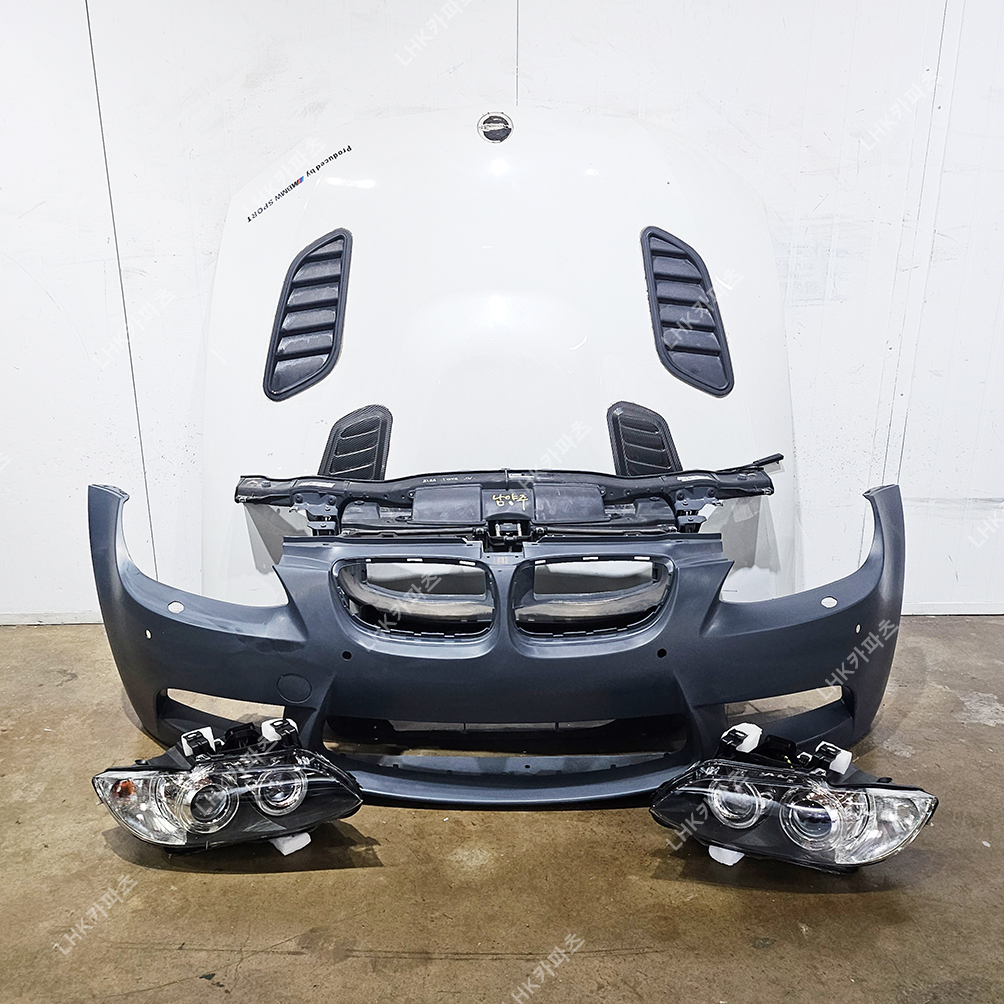 BMW 3시리즈 E92 E93 전기 라이트 범퍼 앞판넬 앞레일 수입차중고부품 07-09