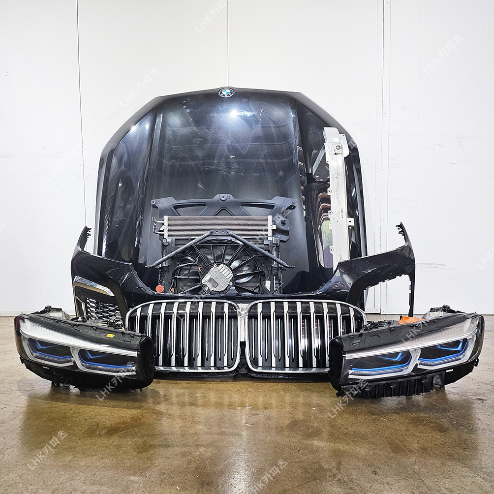 BMW 7시리즈 G11 후기 라이트 범퍼 그릴 에어덕트 레일 판넬 라지셋 본넷 수입차중고부품 21-23