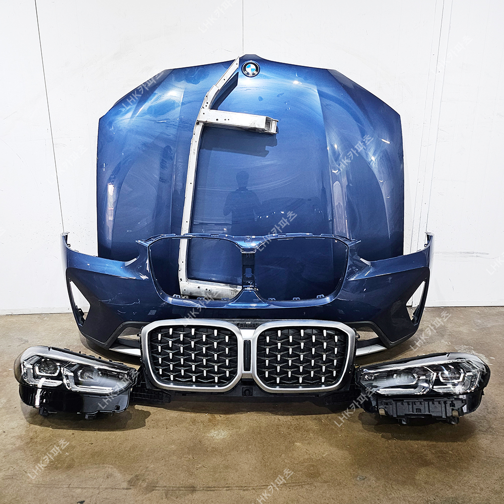 BMW X4 G02 후기 라이트 범퍼 그릴 레일 본넷 수입차중고부품 23~24