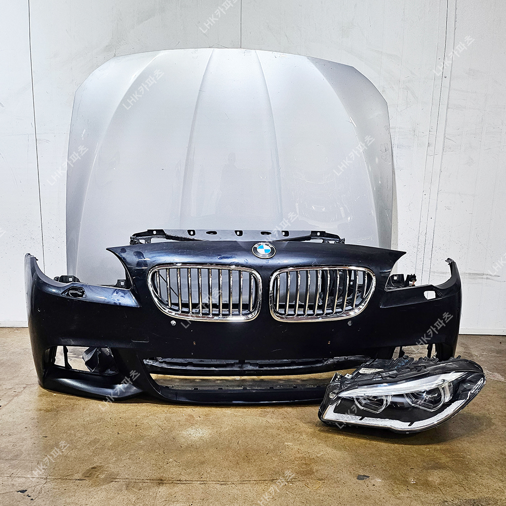 BMW 5시리즈 F10 후기 라이트 범퍼 그릴 덕트 본넷 수입차중고부품 14-16