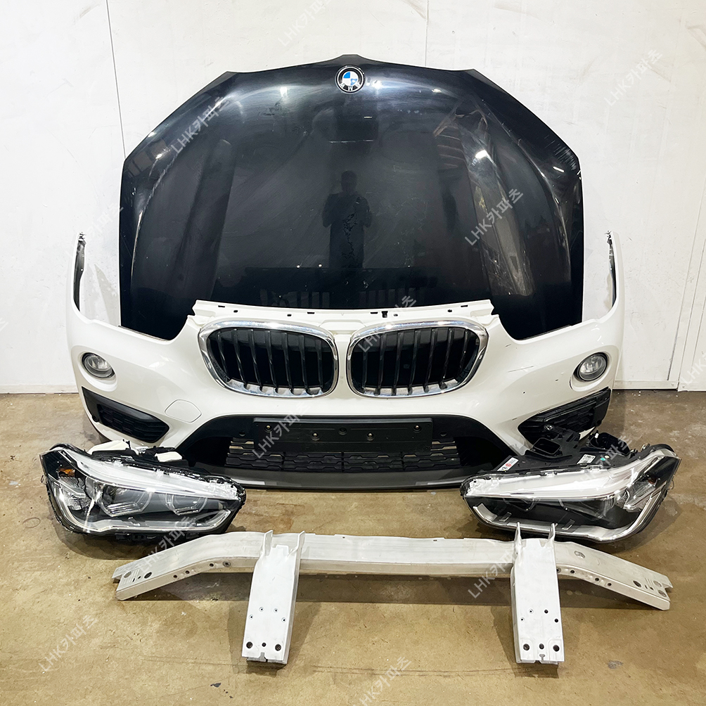 bmw x1 f48 전기형 라이트 범퍼 레일 본넷 수입차중고부품 16-18