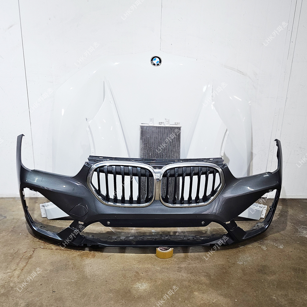 bmw x1 f48 후기형 범퍼 휀다 콘덴셔 본넷 수입차중고부품 20-23