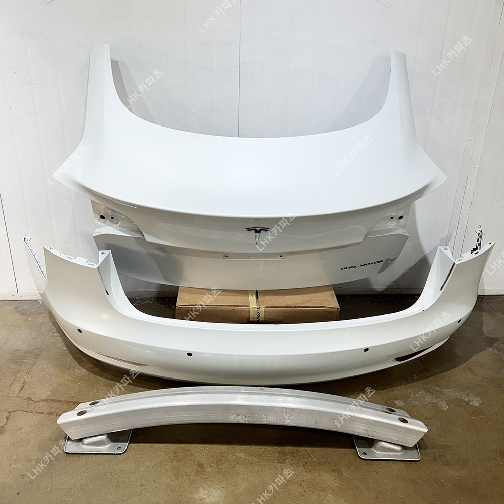 테슬라 모델3 전기 범퍼 레일 트렁크 수입차중고부품 17~24