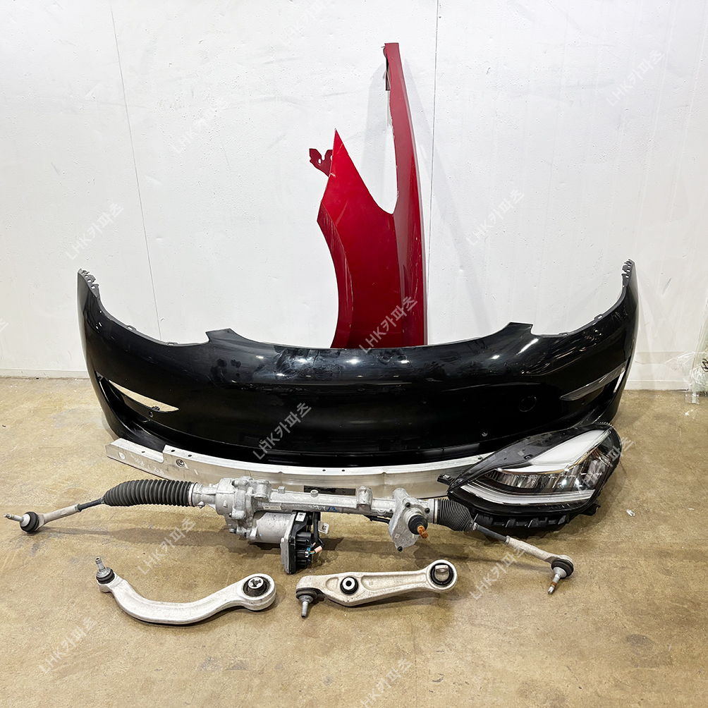 테슬라 모델3 전기 라이트 범퍼 휀다 레일 수입차중고부품 17~24