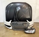 아우디 A4 8K 후기형 라이트 범퍼 그릴 본넷 수입차중고부품 12-15