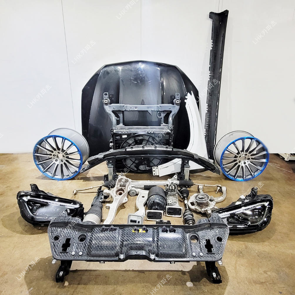 벤츠 GLE 167 후기형 라이트 휀다 레일 판넬 사이드 라지셋 본넷 오무 하체 수입차중고부품 24~25