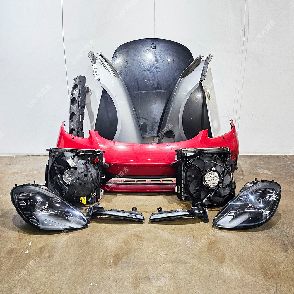 포르쉐 718 박스터 982 앞범퍼 본넷 운전석 조수석 라이트 데이라이트 휀다 휀 라지셋 슈퍼카중고부품 18-24