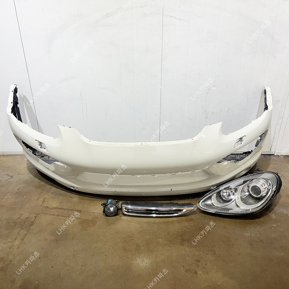 포르쉐 카이엔 958 전기형(7P0) 앞범퍼 상하 데이라이트 안개등 라이트 슈퍼카중고부품 12~15