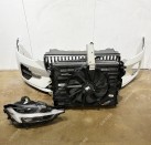 볼보 xc60 2세대 후기형 라이트 범퍼 그릴 라지셋 레일 수입차중고부품 25~25