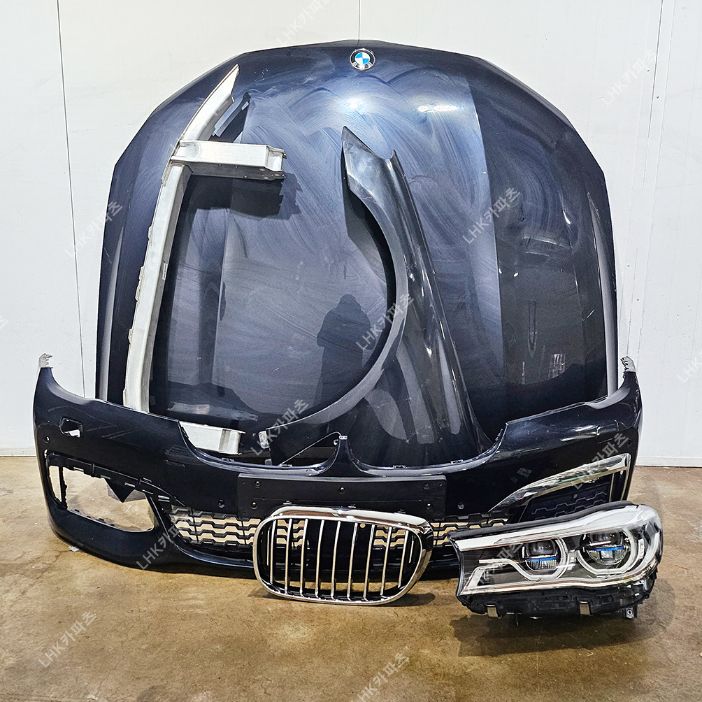 BMW 7시리즈 G11 전기형 라이트 범퍼 그릴 휀다 레일 본넷 수입차중고부품 16-19